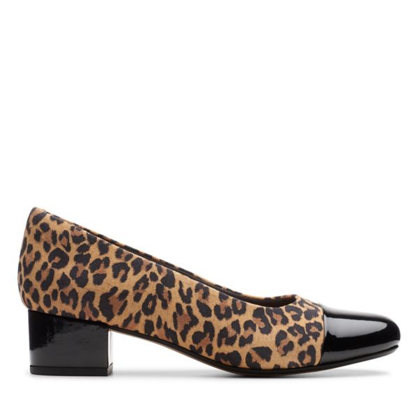 Clarks Womens Chartli Diva Heels Leopard | CA-8504236